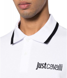 Polo Just Cavalli blanc -  75OAGT05 CJ506 003