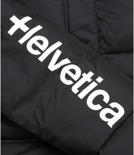 Blouson Helvetica noir - ALASKA 2 BLACK