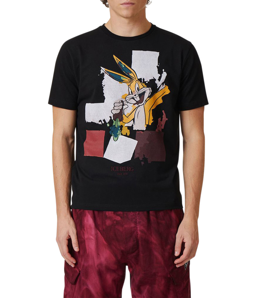 Tee-Shirt Iceberg noir- IlPFOlE 6318 9000