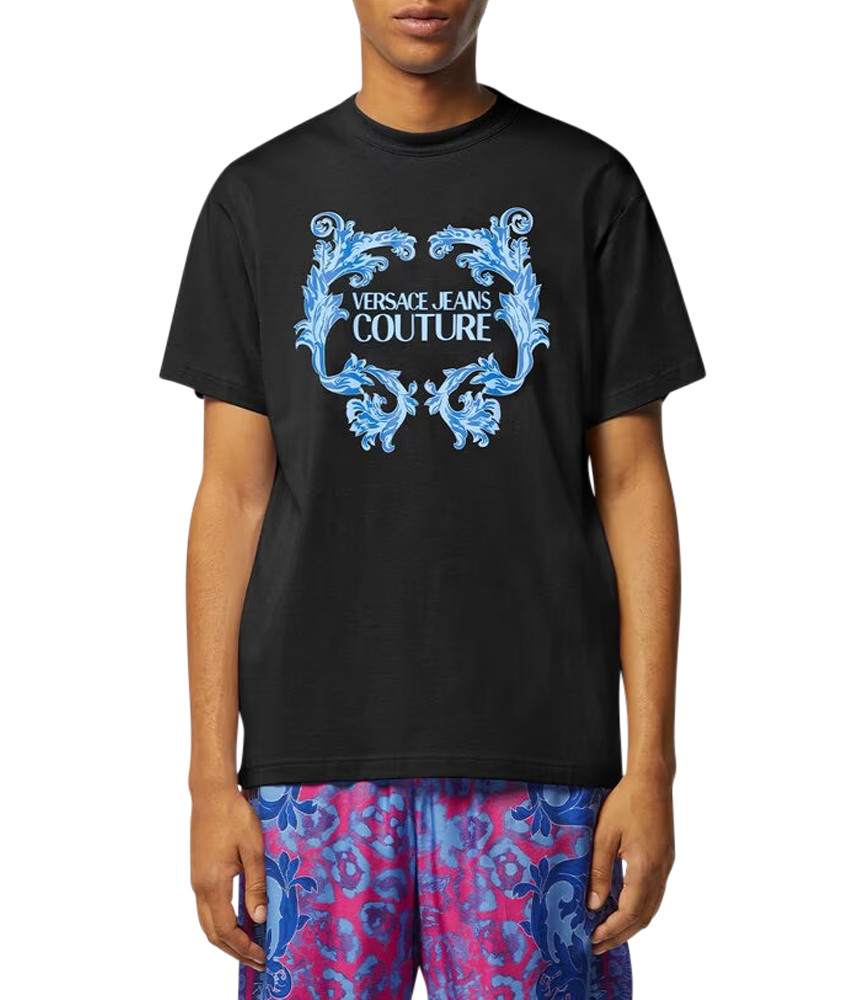 T-Shirt Versace Jeans Couture noir - 76GAHG02 CJ00G 899 T-Shirt Versace Jeans Couture noir - 76GAHG02 CJ00G 899
