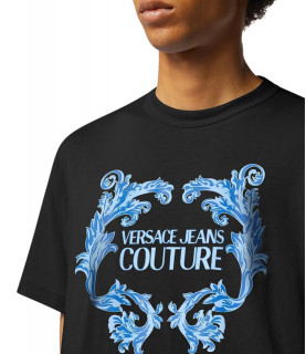 T-Shirt Versace Jeans Couture noir - 76GAHG02 CJ00G 899