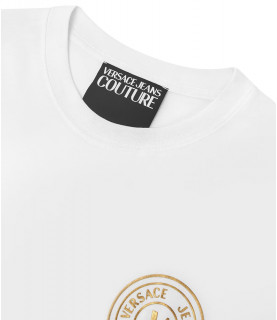 T-Shirt Versace Jeans Couture blanc - 76GAHT02 CJ00T G03