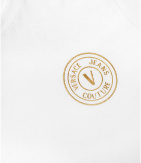 T-Shirt Versace Jeans Couture blanc - 76GAHT02 CJ00T G03