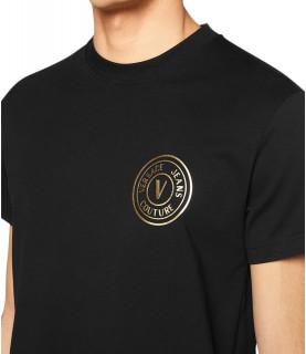 T-Shirt Versace Jeans Couture noir - 76GAHT02 CJ00T G89