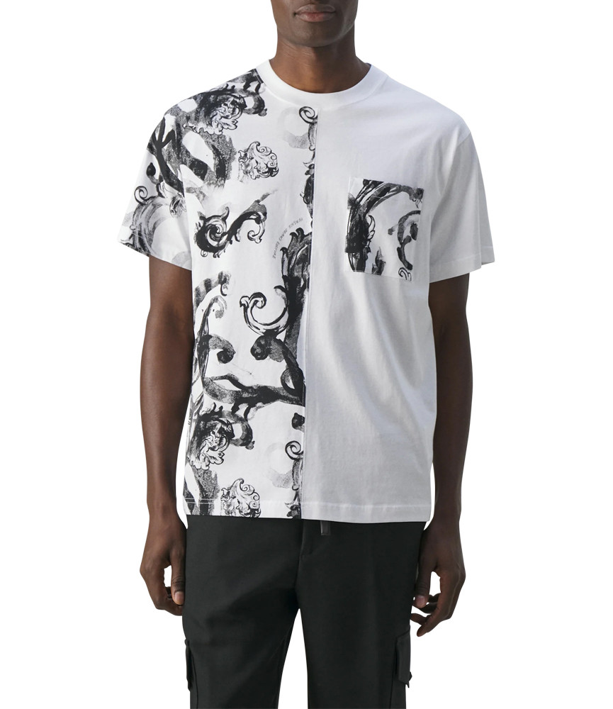 T-Shirt Versace Jeans Couture blanc - 76GAH611 JS287 003