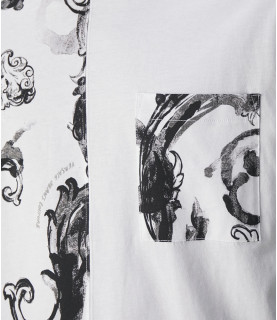 T-Shirt Versace Jeans Couture blanc - 76GAH611 JS287 003