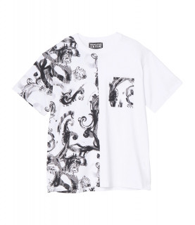 T-Shirt Versace Jeans Couture blanc - 76GAH611 JS287 003