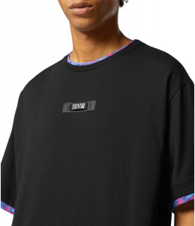 T-Shirt Versace Jeans Couture noir - 76GAH605 J0001 899