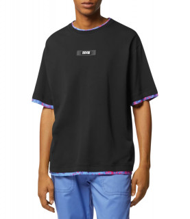 T-Shirt Versace Jeans Couture noir - 76GAH605 J0001 899