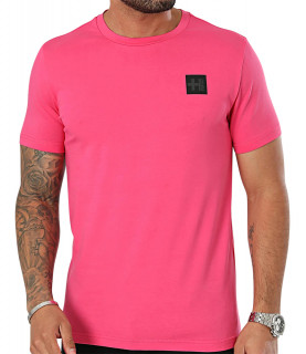T-shirt Helvetica rose - 12FOSTER PINK