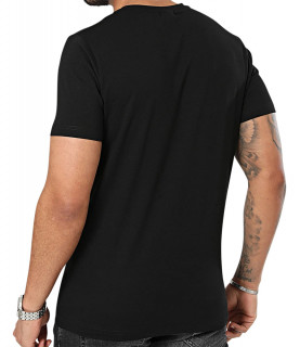 T-shirt Helvetica noir - 12FOSTER BLACK