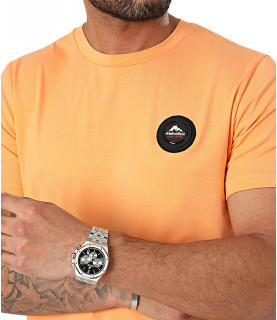 T-shirt Helvetica orange - 12AJACCIO  PEACH