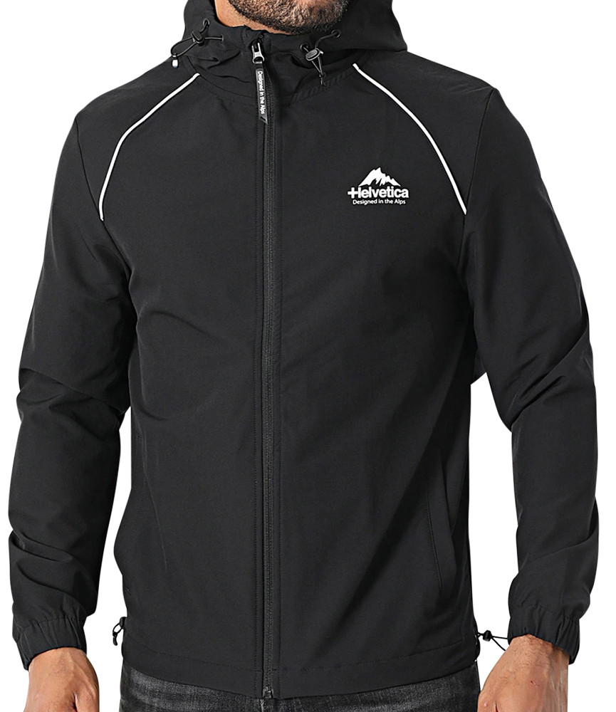 Veste Helvetica noir - 04 WELLS