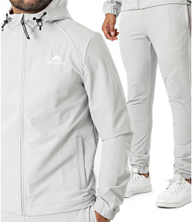 Veste Helvetica gris - 04 WELLS ROCK