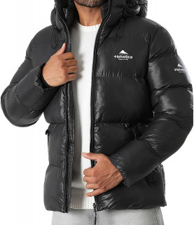 Doudoune Helvetica noir - FROST BLACK