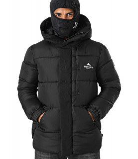 Doudoune Helvetica noir - BARNES BLACK