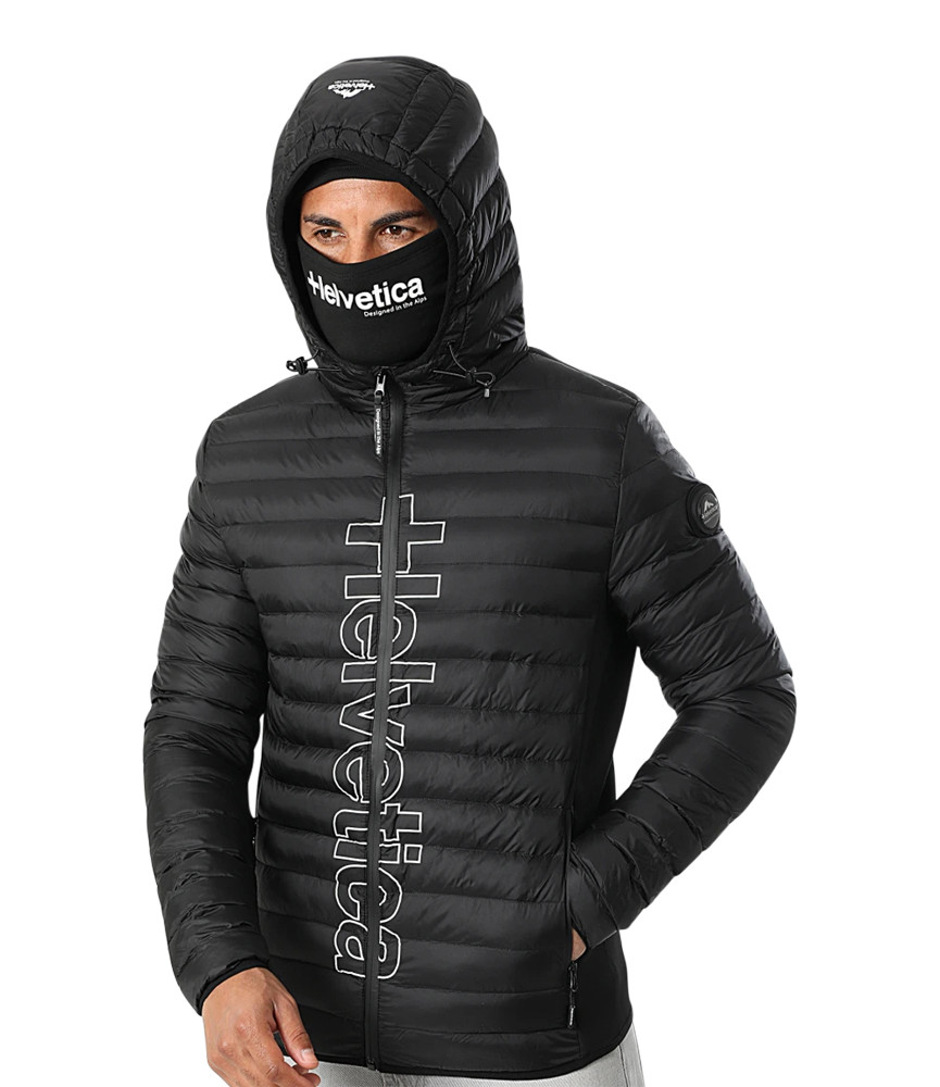 Doudoune Helvetica noir - 01 BRAD