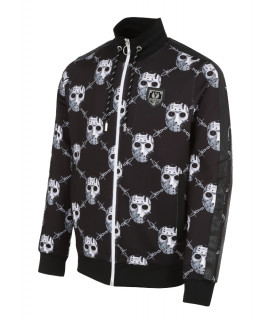 Sweat zippé Horspist noir - LANCA M306 MASK