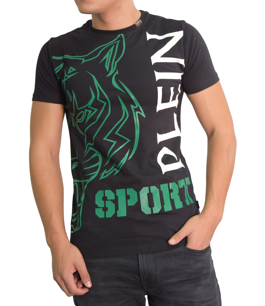 Tshirt Plein Sport noir - POWER SLAM - MTK0559 SJ001N