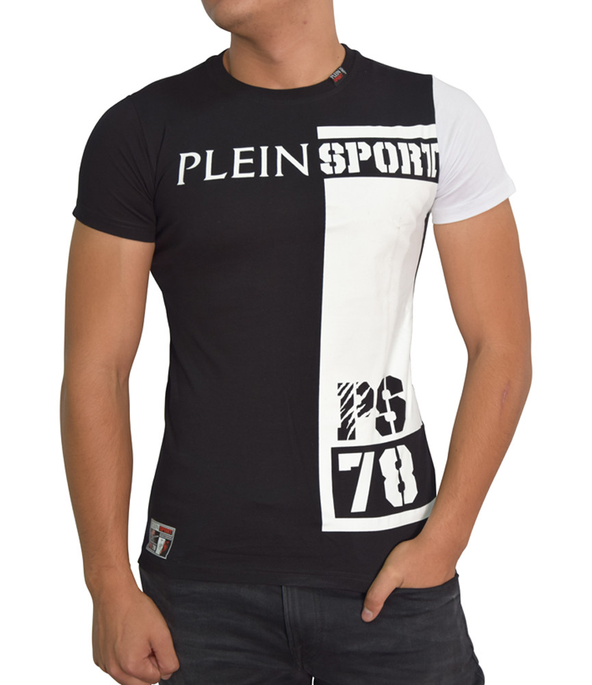 Tshirt Plein Sport noir - GUERRERO MTK0590 SJ001N