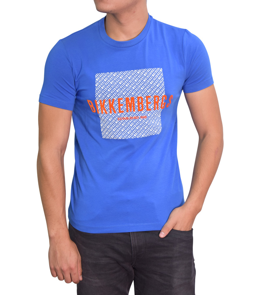 Tshirt Bikkembegs bleu - CZ1280319