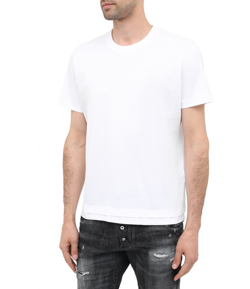 Tshirt DIESEL blanc - A00400 0HAYU 100