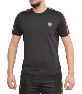 Tshirt Horspsit noir orange - DEAN NOIR-ORANGE
