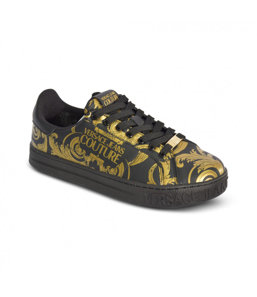 Basket VERSACE JEANS COUTURE noir E0YWASK9 LINEA FONDO COURT 88 DIS.28