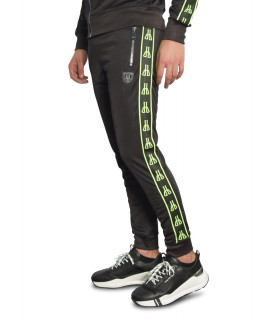 Jogging HORSPIST noir jaune - FLINT BLACK