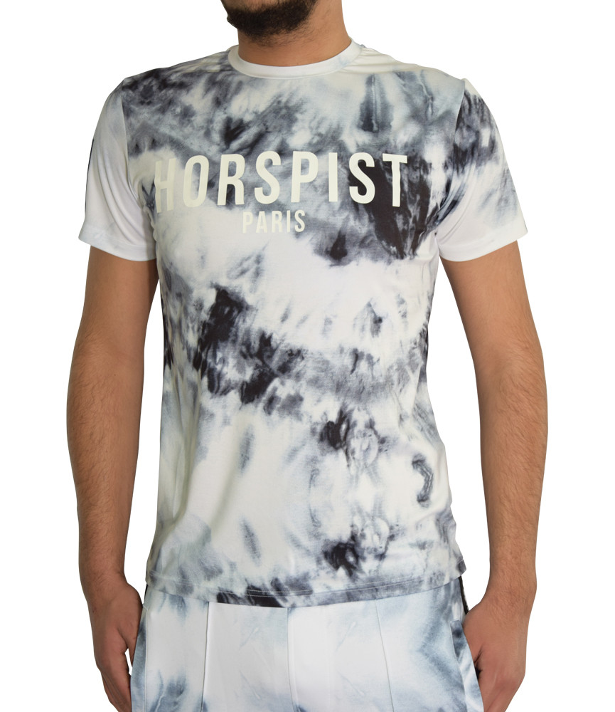 T-shirt HORSPIST blanc - BARTH-M304 CLOUD