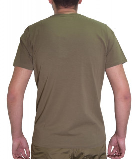 T-shirt HELVETICA kaki - POST - H500 KAKI