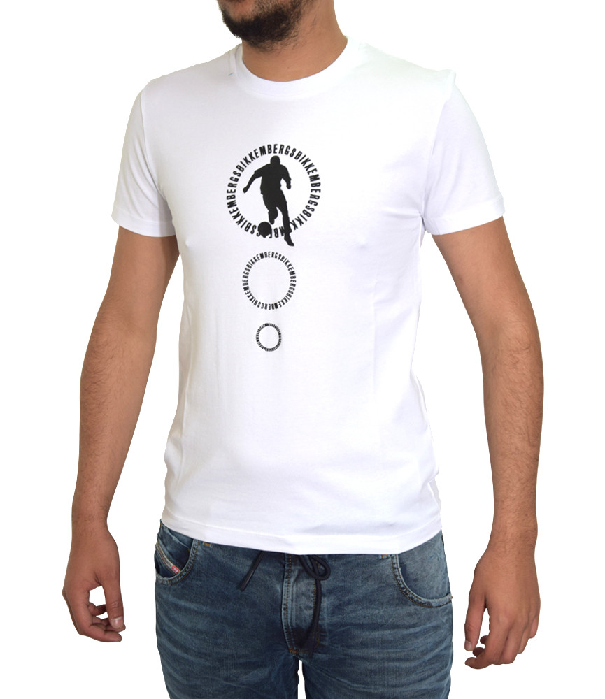 Tshirt Bikkembergs blanc - C 4 101 28 E 2231 A00