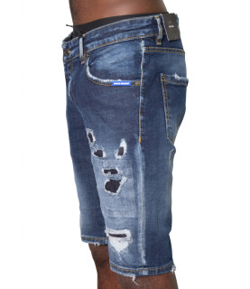 Short Shone Request bleu - SHORT JEAN 530