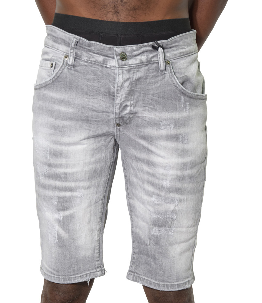 Short Shone Request gris - SHORT JEAN 123
