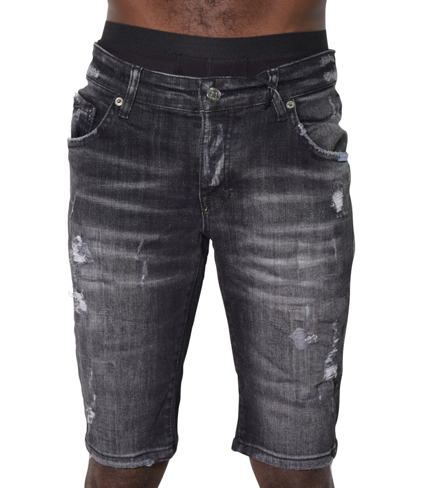 Short Shone Request noir - SHORT JEAN 523