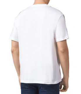 Tshirt Versace Jeans Couture blanc - B3GWA7R2 - WUP601co REG TAPE LOGO