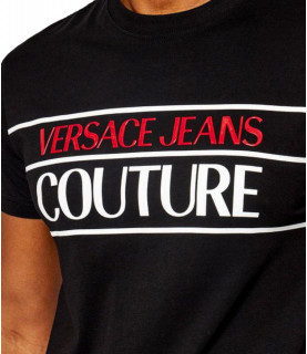 Tshirt Versace Jeans Couture noir - B3GWA7TC - WUP600 SLIM 24 RUBBER