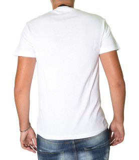 Tshirt Versace Jeans Couture blanc - 71GAHT10 - 71UP600 S Venblem S Embro blanc