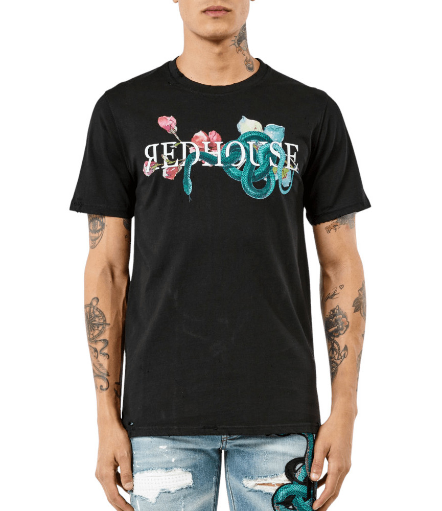 Tshirt Redhouse noir- RH TS 104