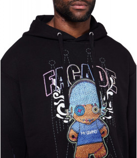 Sweat My Brand noir - HERITAGE VOODOO HOODIE 1-Y21-005-A-0016