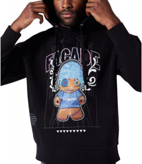 Sweat My Brand noir - HERITAGE VOODOO HOODIE 1-Y21-005-A-0016