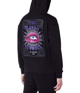 Sweat My Brand noir - DON'T BELIEVE TAROT CARD H