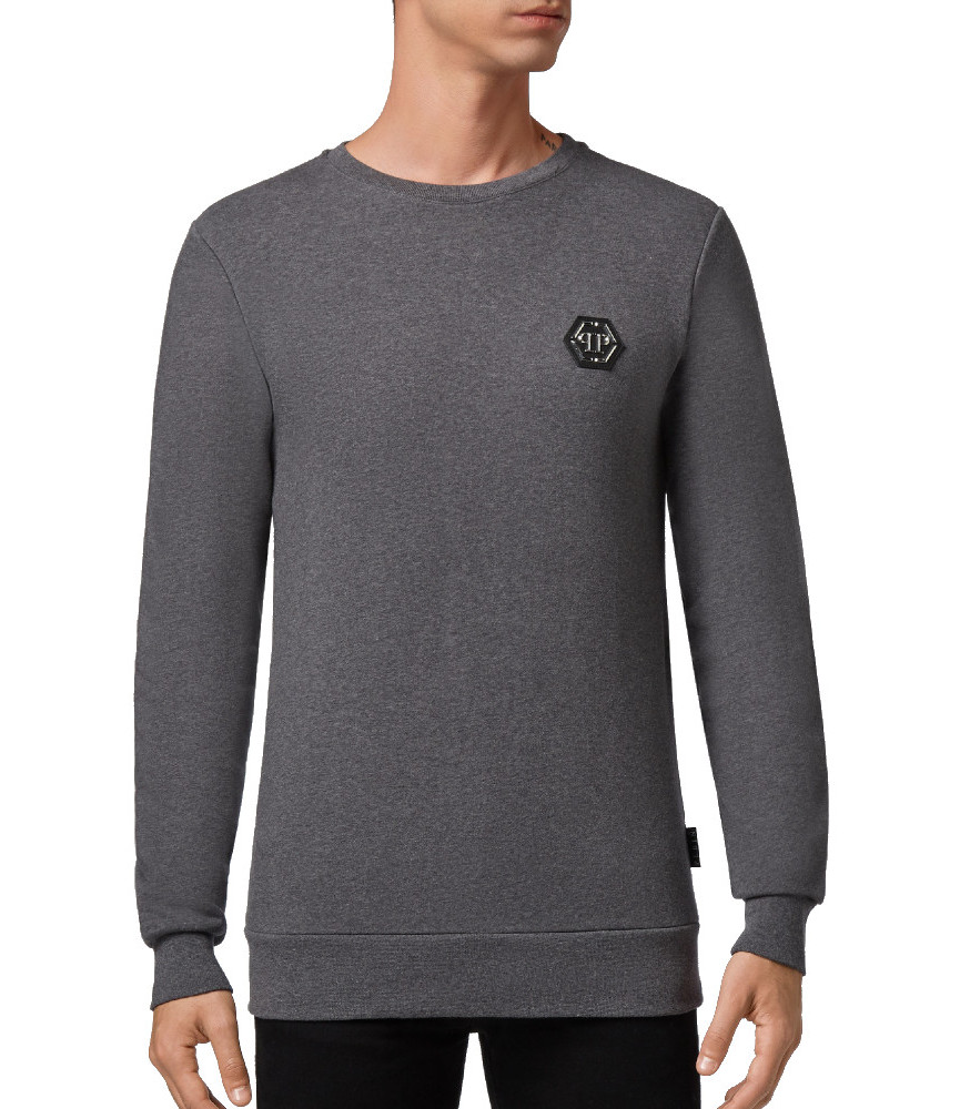 Sweat PHILIPP PLEIN gris - A20C MJO 0739 PJO00.2N