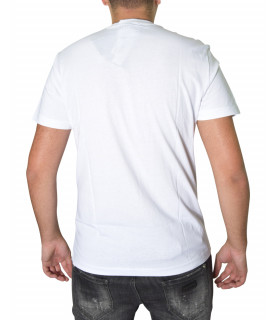 T-shirt Versace Jeans Couture blanc - 72GAHT04 - 72UP600 S VEMBLEM EMBRO S