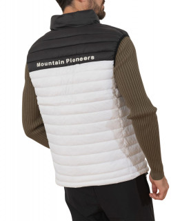 Doudoune sans manches Helvetica blanc - BILLY H101 WHITE