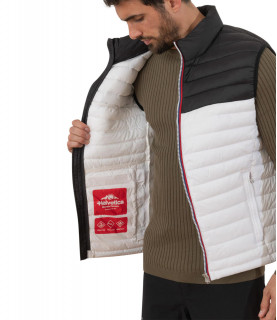 Doudoune sans manches Helvetica blanc - BILLY H101 WHITE