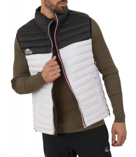 Doudoune sans manches Helvetica blanc - BILLY H101 WHITE