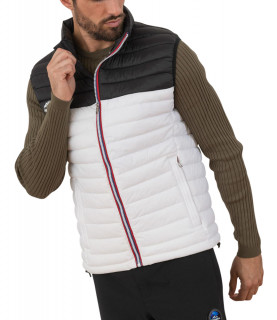 Doudoune sans manches Helvetica blanc - BILLY H101 WHITE