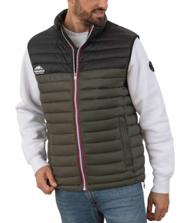 Doudoune sans manches Helvetica kaki - BILLY H101 KAKI