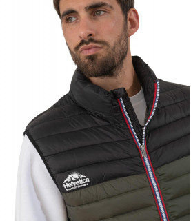 Doudoune sans manches Helvetica kaki - BILLY H101 KAKI